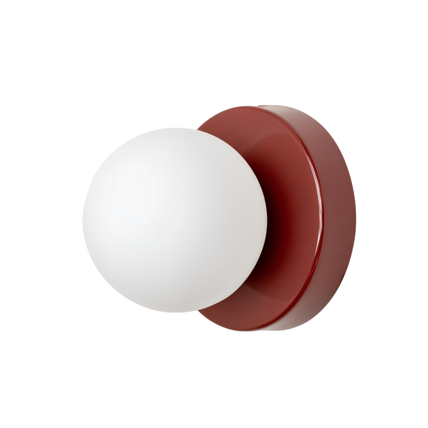 Soluxe - PearlPop White Glass Orb Wall Mounted Light LED Indoor