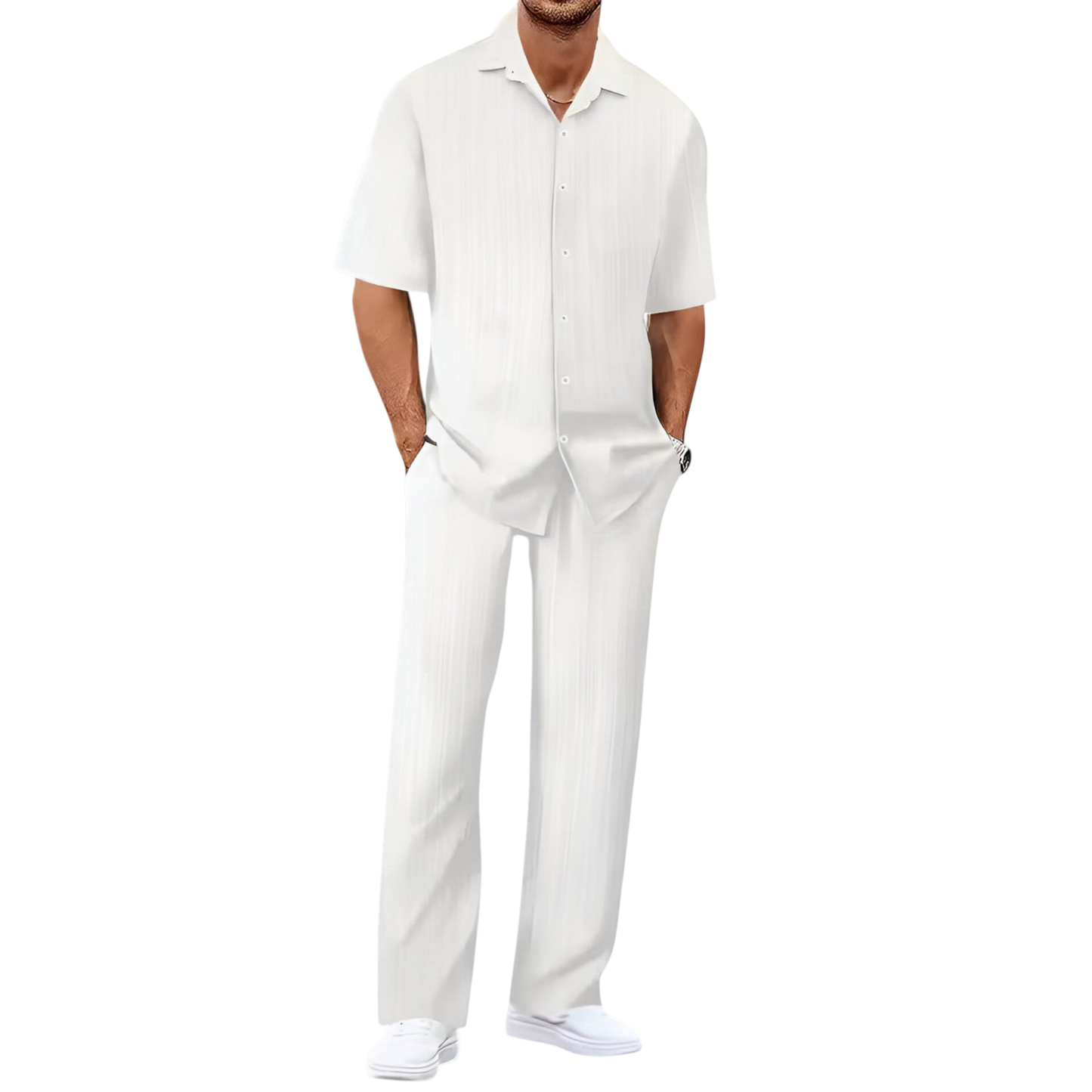 Caspar - Business Casual Set with Shirt and Trousers for Effortless Elegance