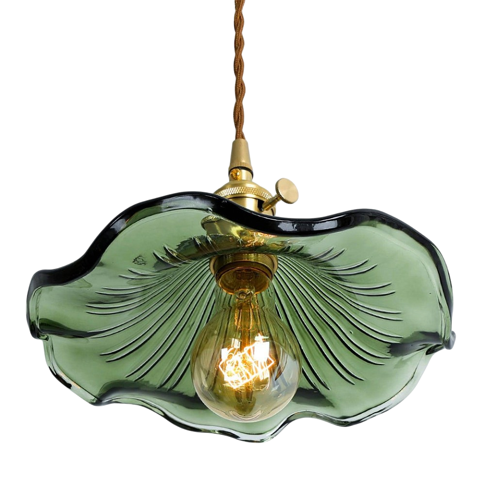 Glowura - Hibiscus Glass LED Pendant Lamp Elegant Home Accent Style
