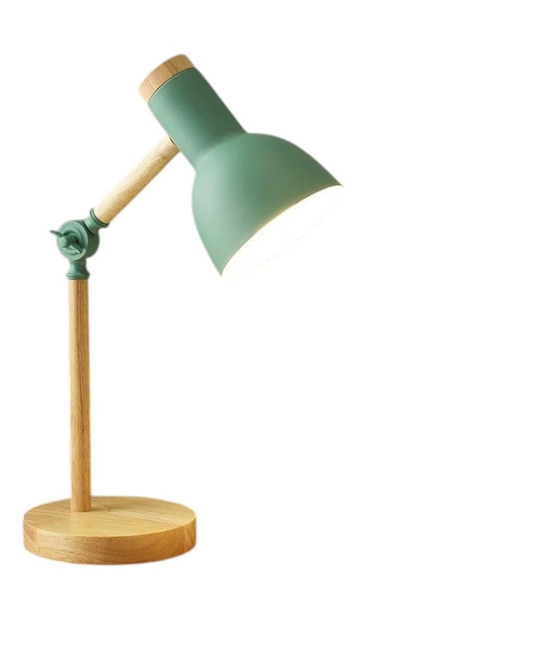 Sparkora - Wooden Adjustable Table Lamp Nordic Style Colourful Finish