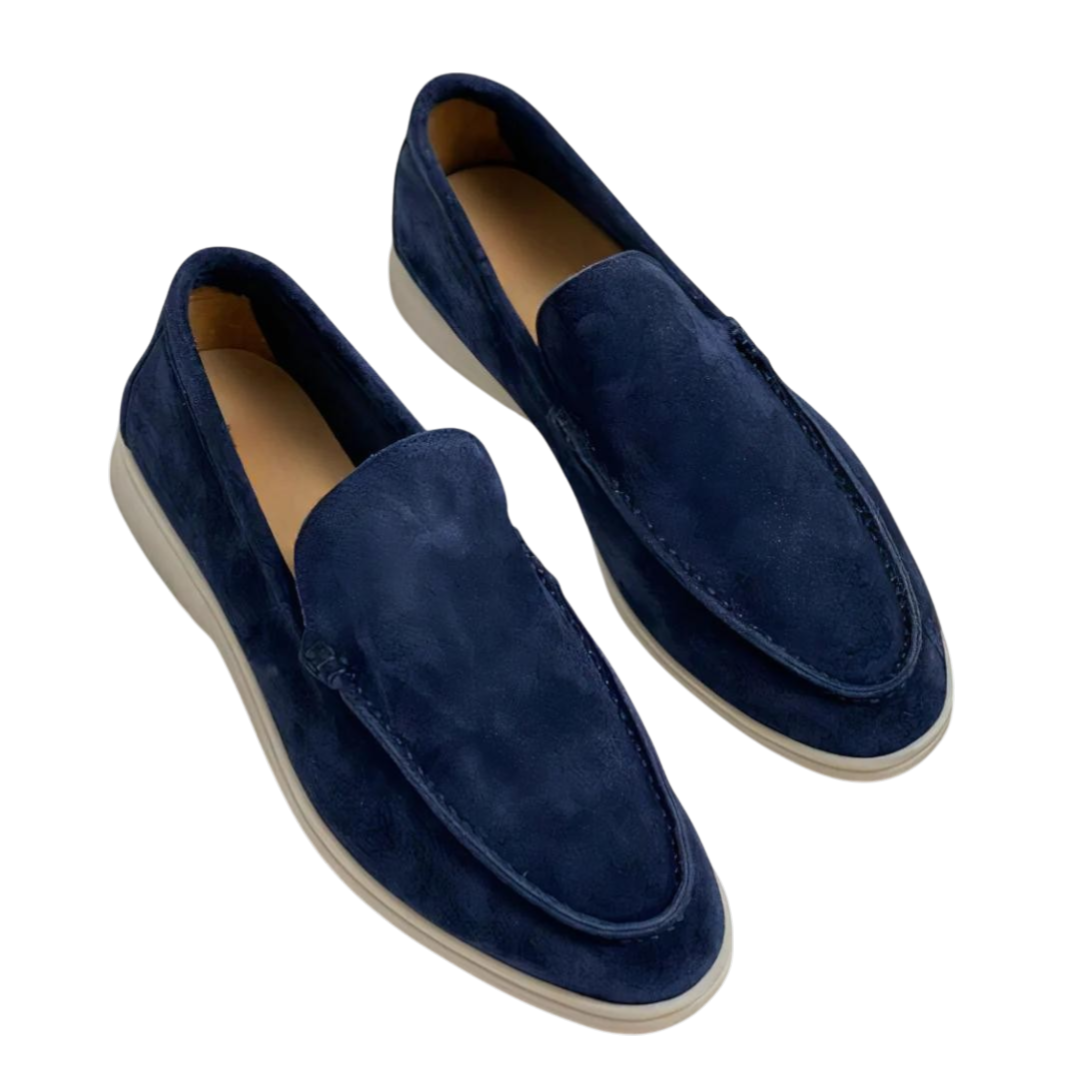 Donald - Elegant Summer Loafers in Suede with Minimalist Design