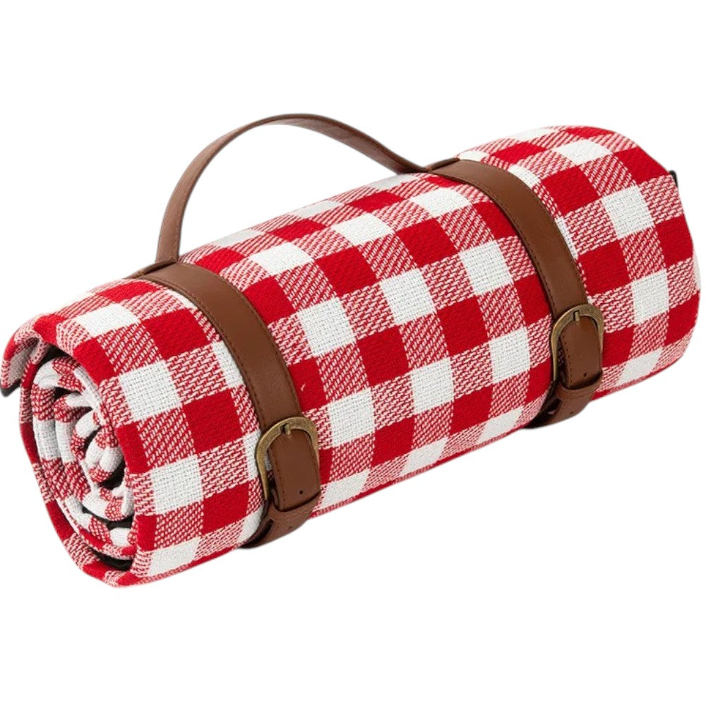 Ambiora - Outdoor Plaid Picnic Blanket Waterproof Foldable Mat