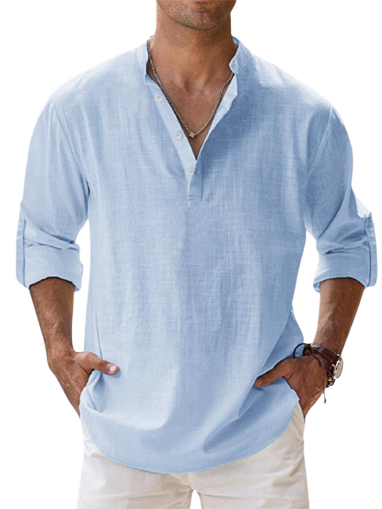 Joe - Comfortable Linen T-shirt for Effortless Style