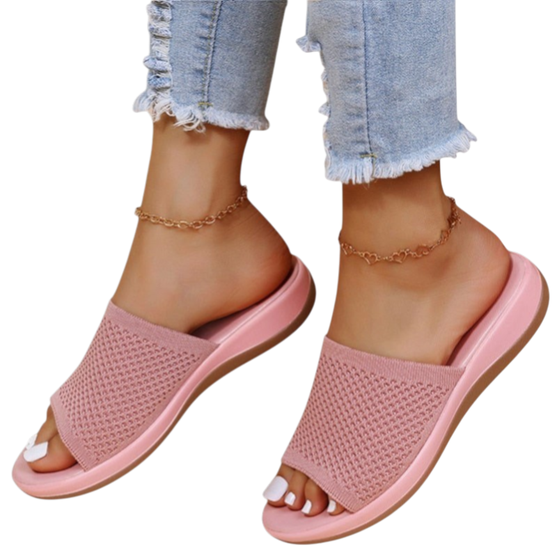 Olive - Women's Summer Sliders - Breathable and Orthopaedic