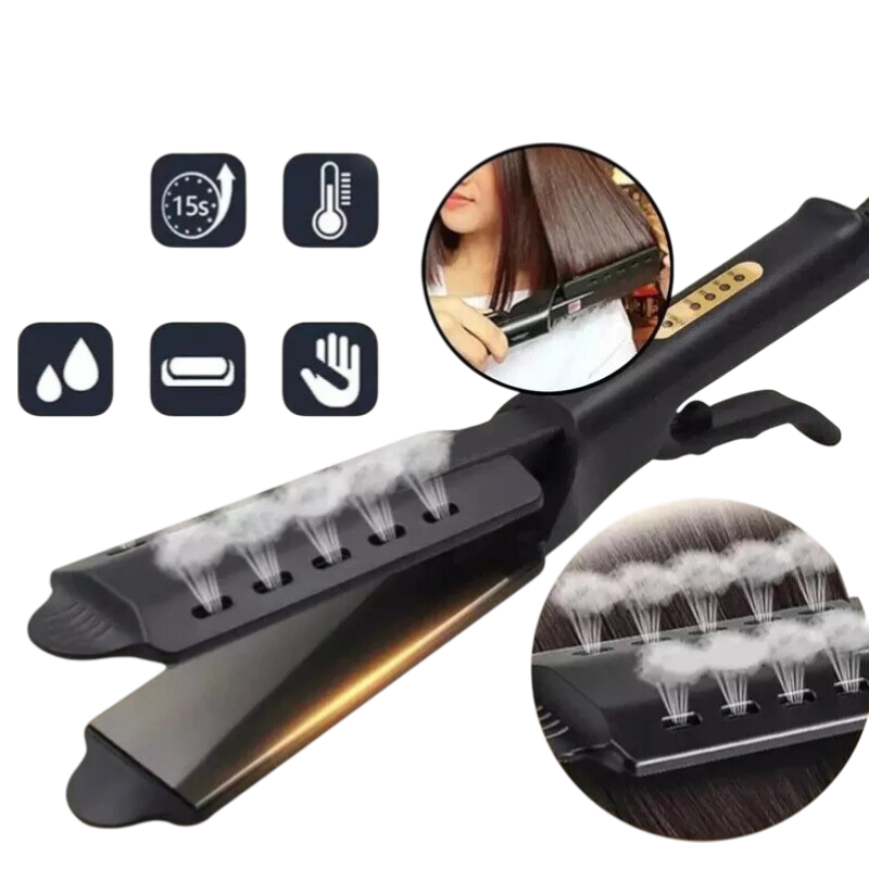 Zelda - Adjustable Heat Dual Hair Tool for Effortless Curls and Straightening