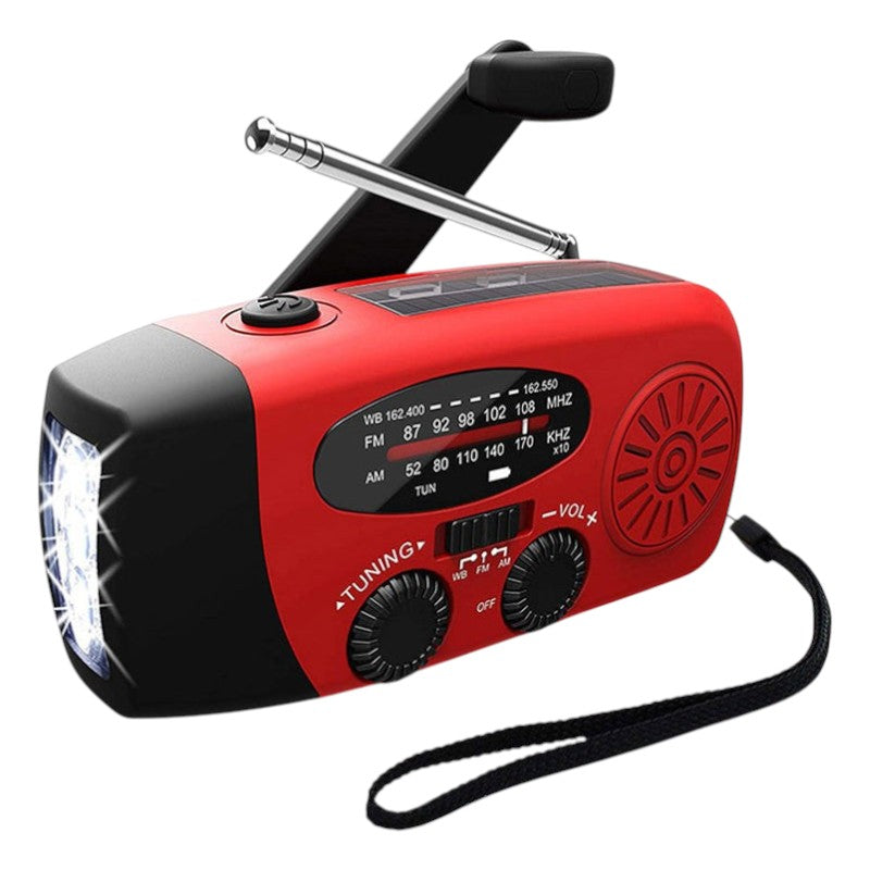 Evania - Self Powered Emergency Radio Hand Crank Solar Power Bank