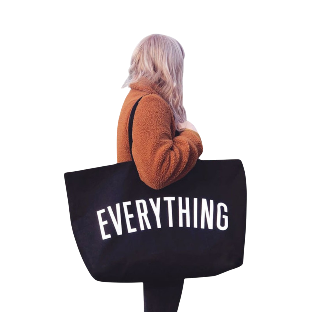 Cayla - Eco Canvas Tote Bag Everything Print Recycled