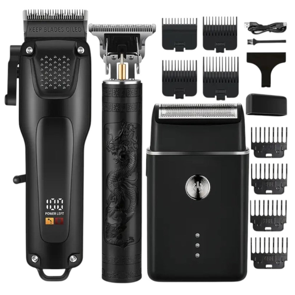 Zorana - GroomMaster 3 Piece Cordless Hair And Beard Grooming Kit