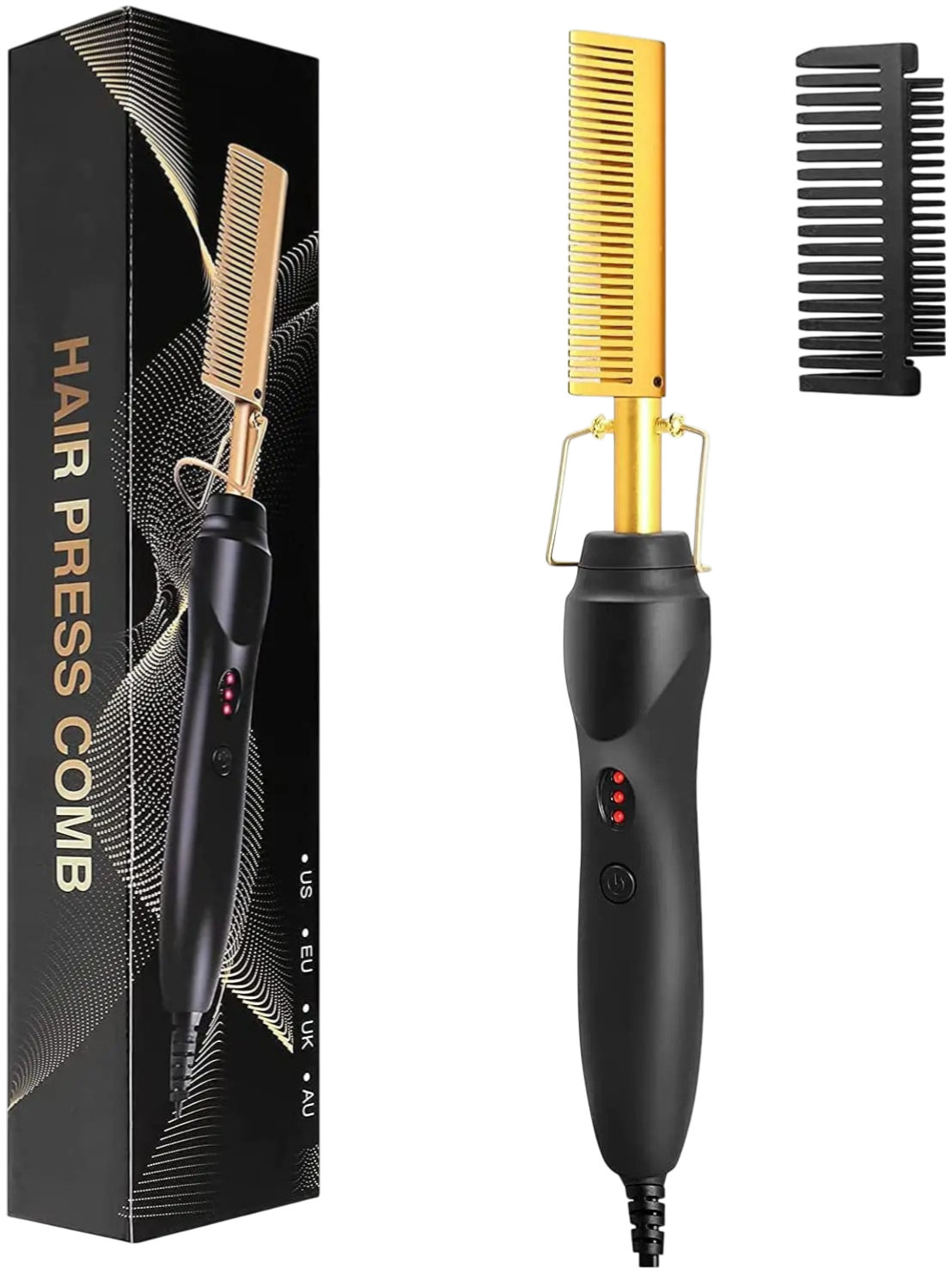 Quinn - Portable Electric Beard and Hair Styling Comb for Effortless Grooming