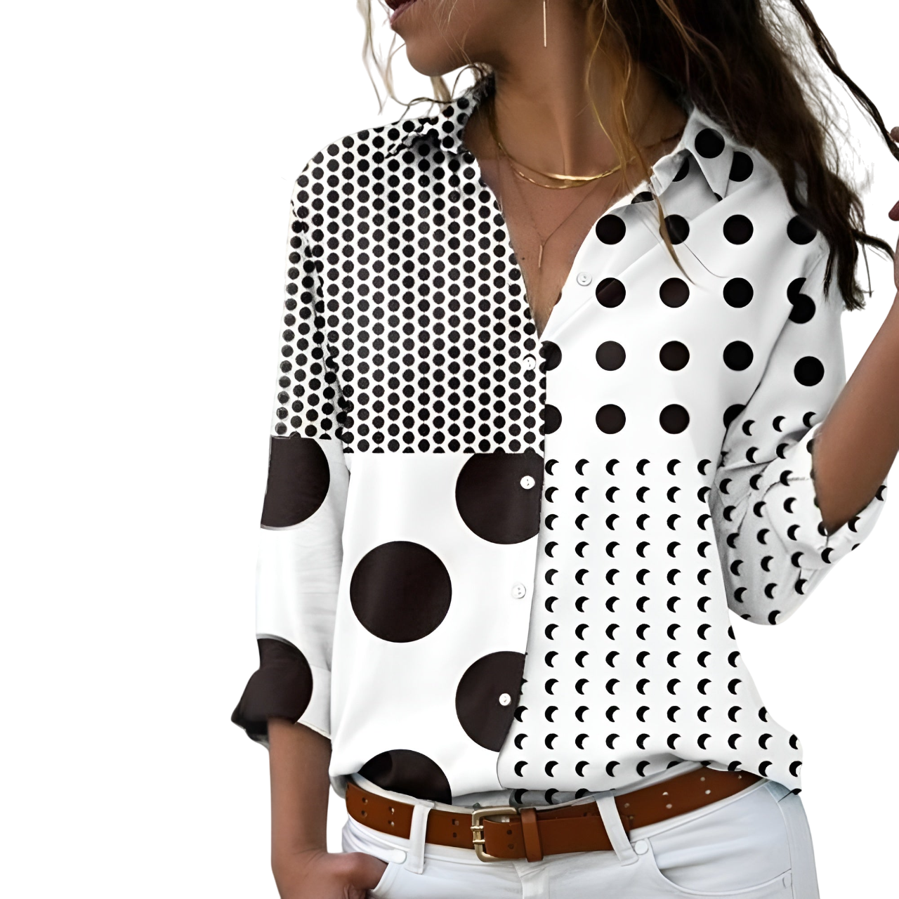 Fifer - Stylish Women's Blouse with Bold Prints and Relaxed Fit