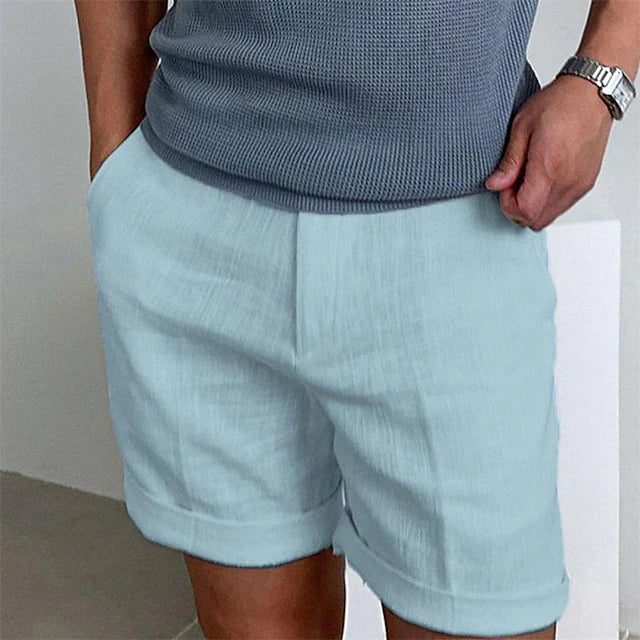Amis - Relaxed Men's Linen Shorts for Summer Comfort