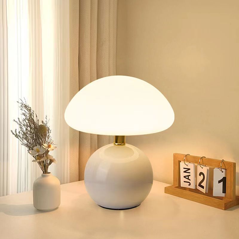 Brighture - Stylish French Cream Mushroom Lamp for Modern Decor