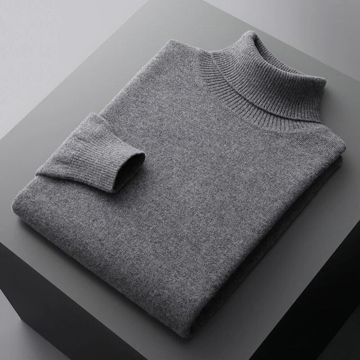 Finn - High-Quality Cashmere Turtleneck Sweater for Men