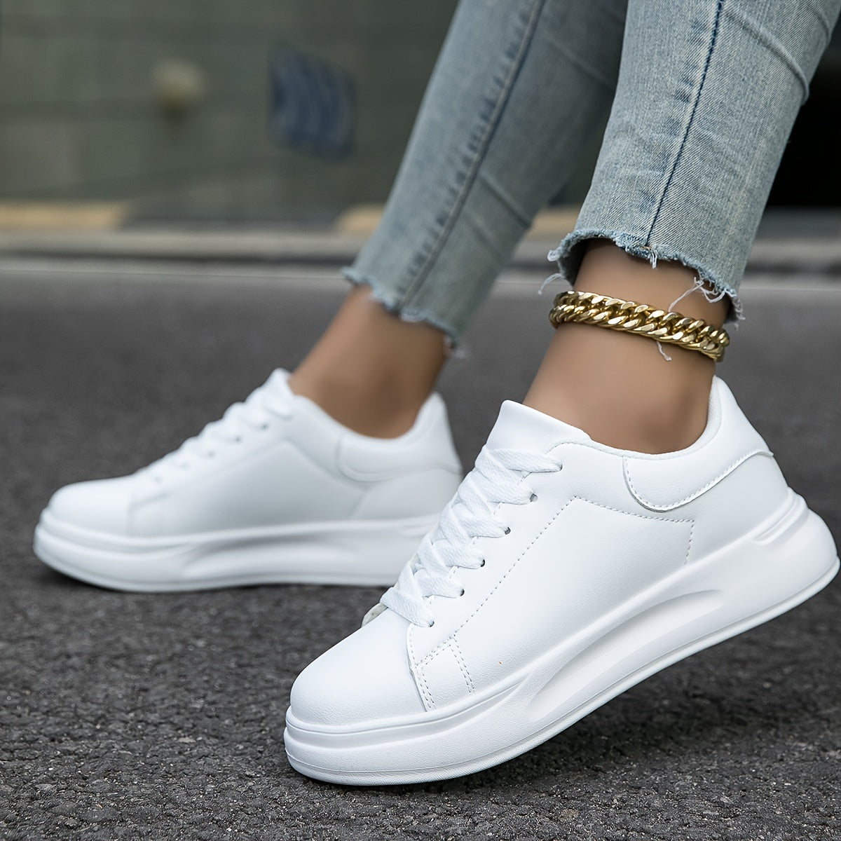 Melrose - Lightweight and Comfortable Women's Orthopedic Sneakers in White