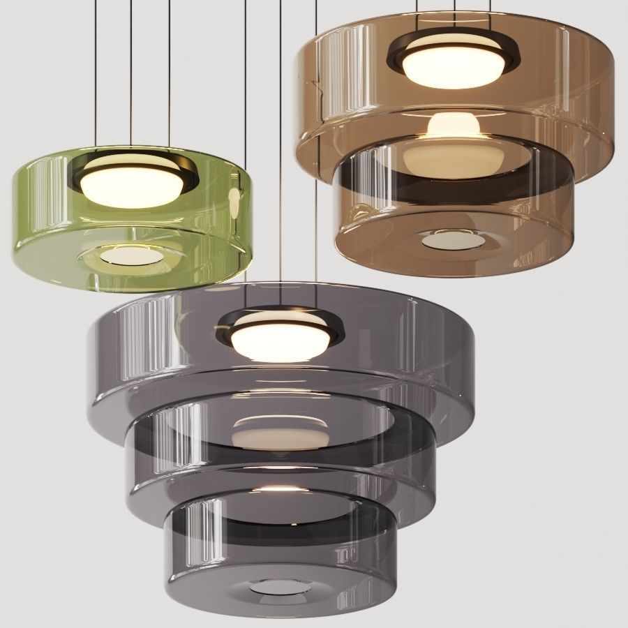 AuraLuxe - Bauhaus Style Glass Pendant Lighting for Modern Interiors