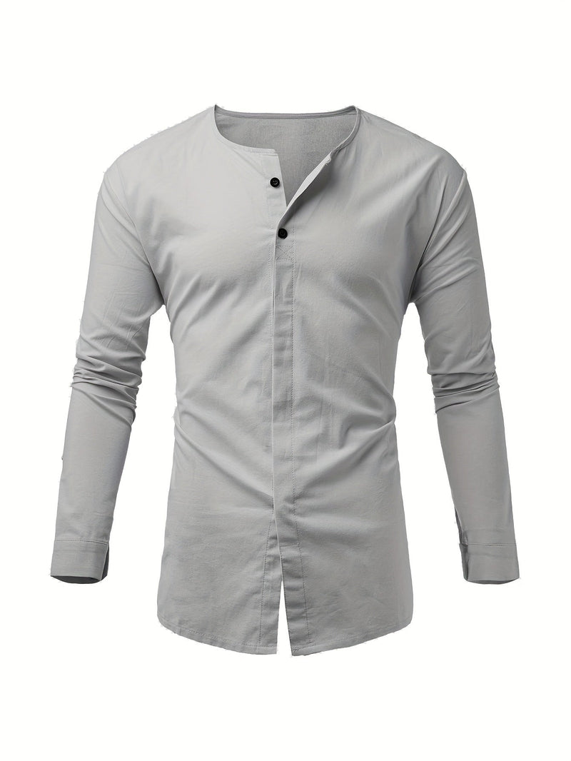 Aidan - Stylish Linen Beach Shirt for Men in Classic Colors
