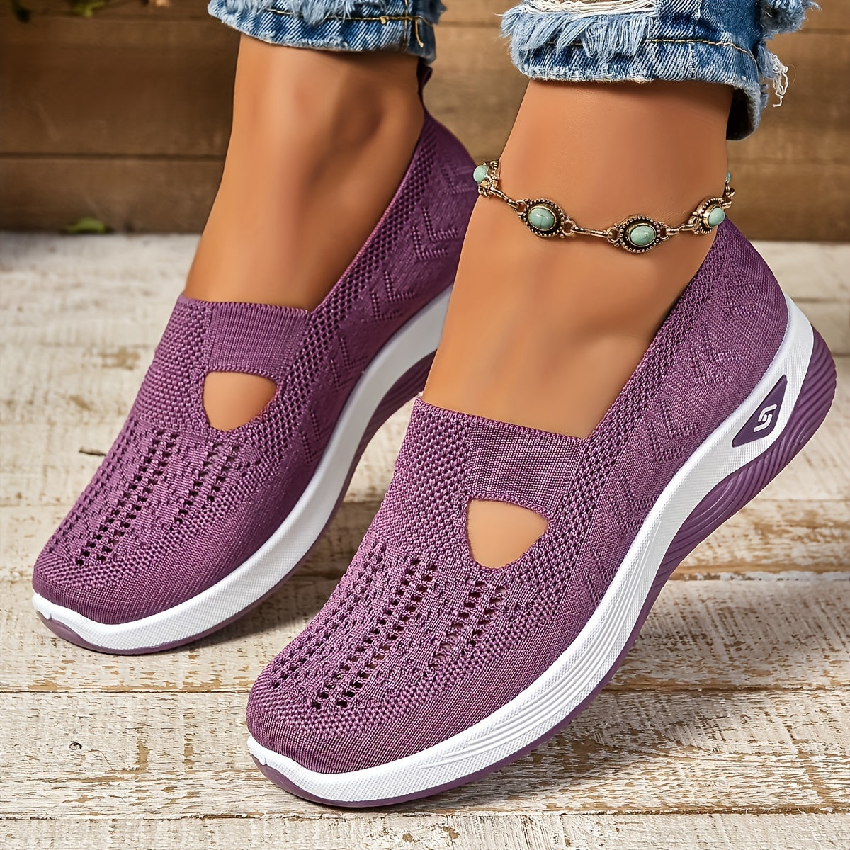 Brinley - Casual Breathable Slip-on Sneakers for Everyday Comfort
