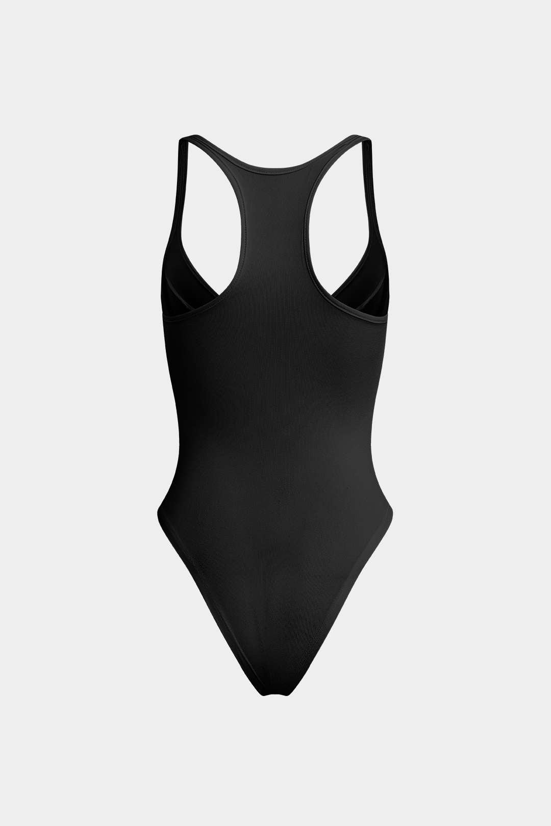 Orla - Basic Solid Deep-V Neck Bustier Bodysuit for Stylish Layering