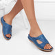 Quinley - Comfortable Orthopedic Leather Sandals with Adjustable Fit