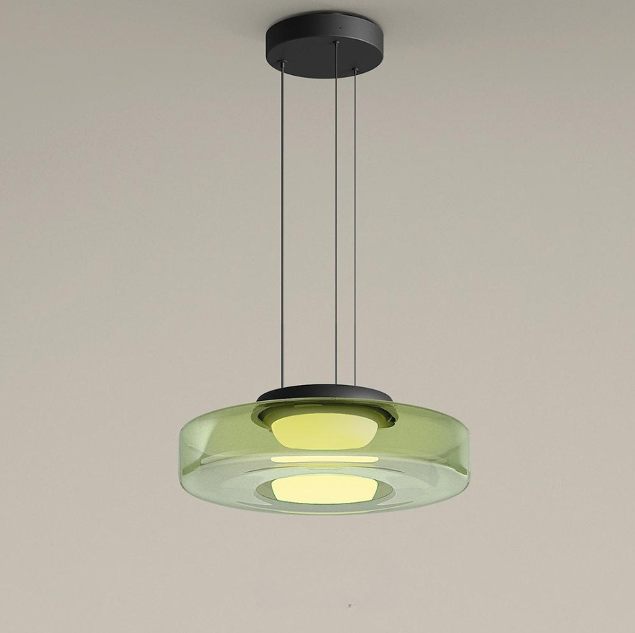 AuraLuxe - Bauhaus Style Glass Pendant Lighting for Modern Interiors