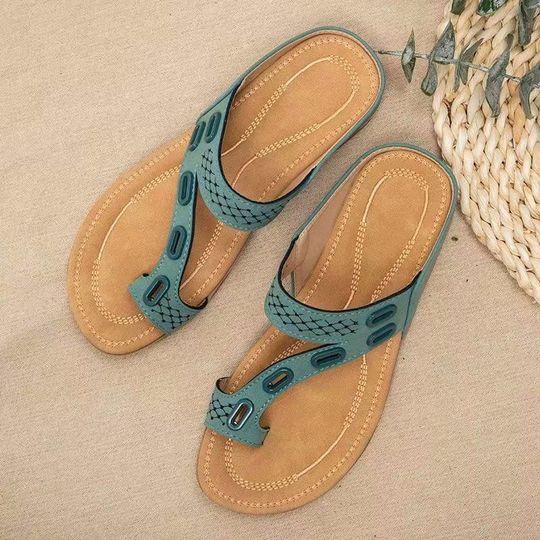 Jocelyn - Stylish Orthopedic Sandals with Contoured Footbed and Braided Straps