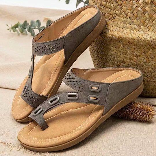 Jocelyn - Stylish Orthopedic Sandals with Contoured Footbed and Braided Straps
