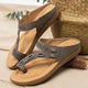Jocelyn - Stylish Orthopedic Sandals with Contoured Footbed and Braided Straps