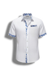 Aidan - Stylish Men's Linen Shirt with Breathable Fabric and Patterned Details