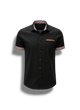 Joel - Stylish Men's Short-Sleeved Shirt with Decorative Chest Pocket