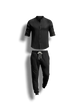 Moses - Elegant Men's Shirt and Trouser Set with Ribbed Design