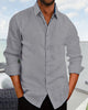 Ned - Stylish Men's Long-Sleeved Shirt for Casual Elegance