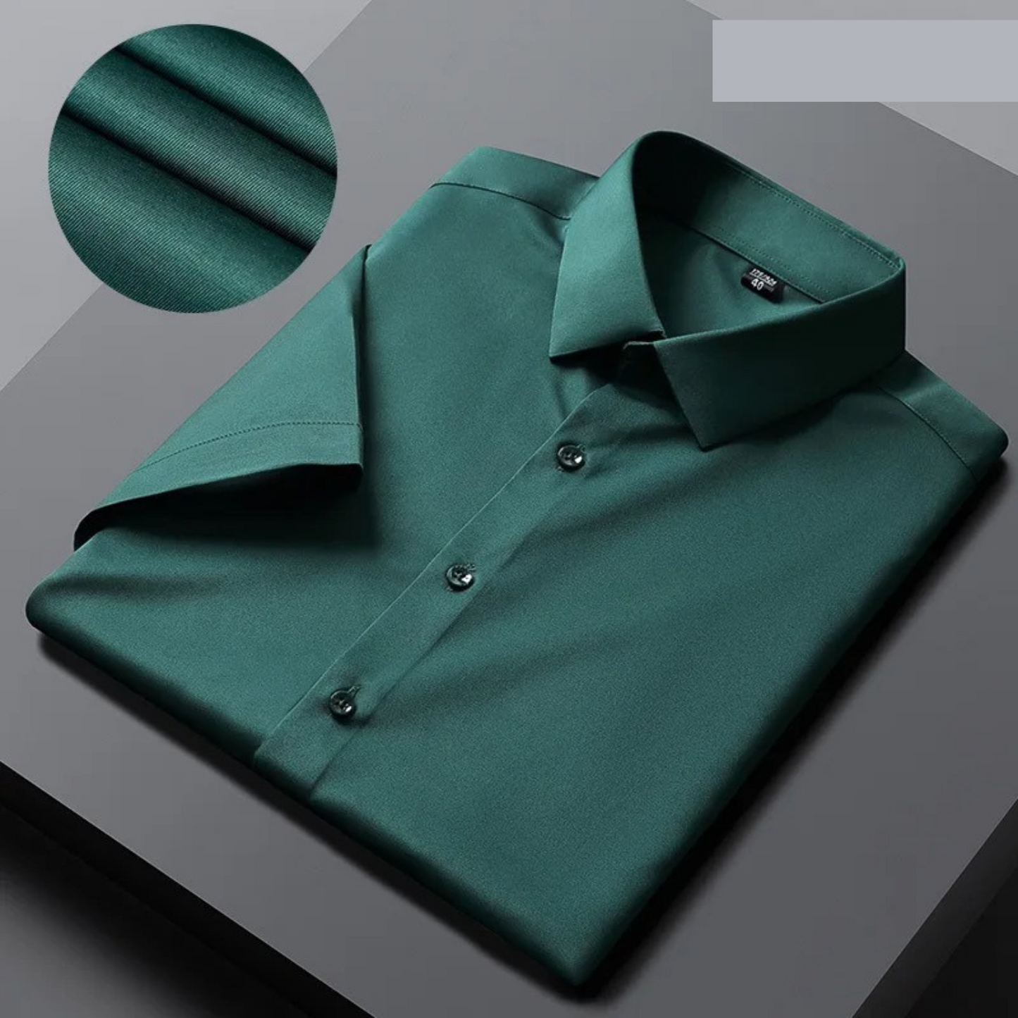 Alfred - Stylish Men's Short Sleeve Wrinkle-Free Shirt for All-Day Comfort