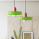 GleaMore - Bauhaus Pendant Light in Stylish Colored Glass
