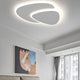 Gardenra - LunaGlow LED Ceiling Light White Metal Acrylic Bedroom
