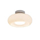 Ambrelle – Round Ceiling Light with Amber Glass Shade