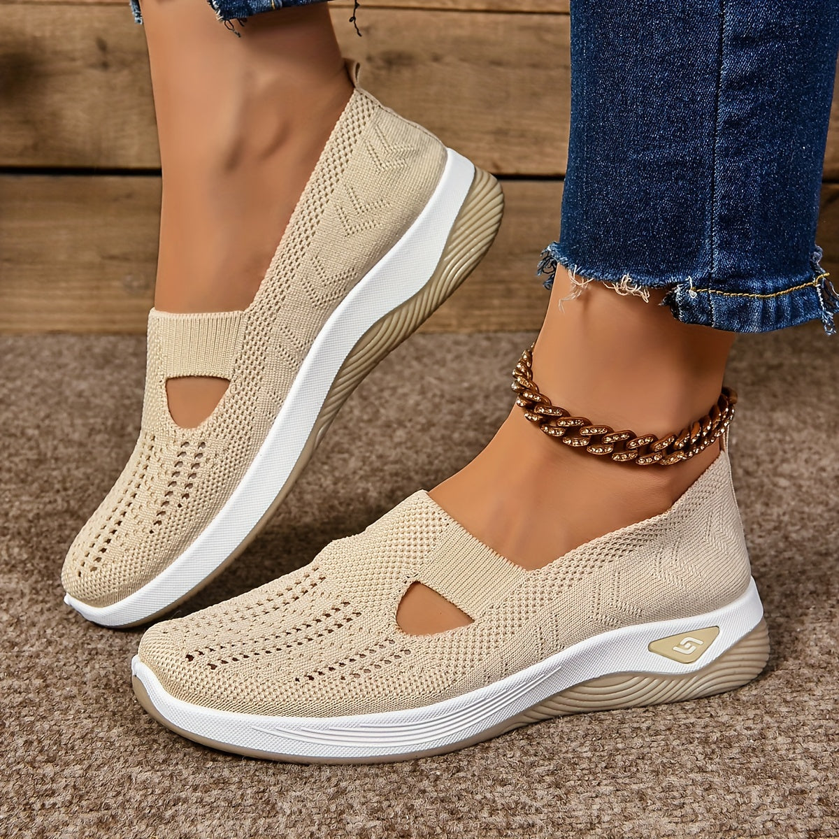 Brinley - Casual Breathable Slip-on Sneakers for Everyday Comfort