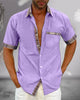 Neil - Stylish Men's Short-Sleeved Shirt for Casual and Semi-Formal Wear