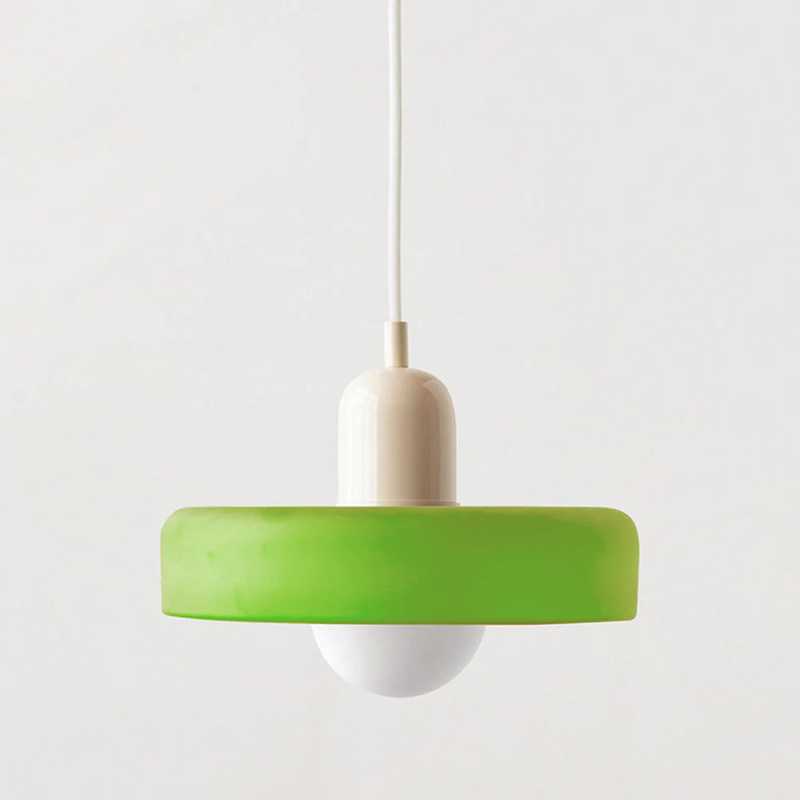GleaMore - Bauhaus Pendant Light in Stylish Colored Glass