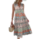 Ellen - Elegant Floral Dress with V-neck for Summer Occasions