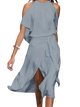 Madonna - Elegant Dress with Fashionable Shoulder Cutouts