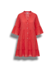 Candela - Breathable Women's Summer Dress with Flattering V-neck and Flared Sleeves