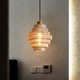 Solarae - Hebes Retro Glass Pendant Lamp Brass Elegant Living Room