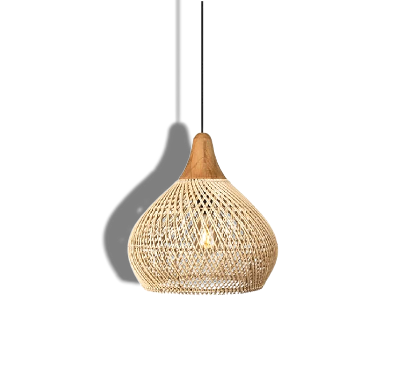 Luminis - Handwoven Rattan Pendant Light For Warm Ambience