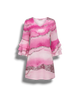 Ilaria - Lightweight Elegant Women's Mini Dress with V-Neck and Flared Sleeves