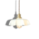 Rustora - Retro Floral Brass Pendant Lamp With Soft LED Lighting