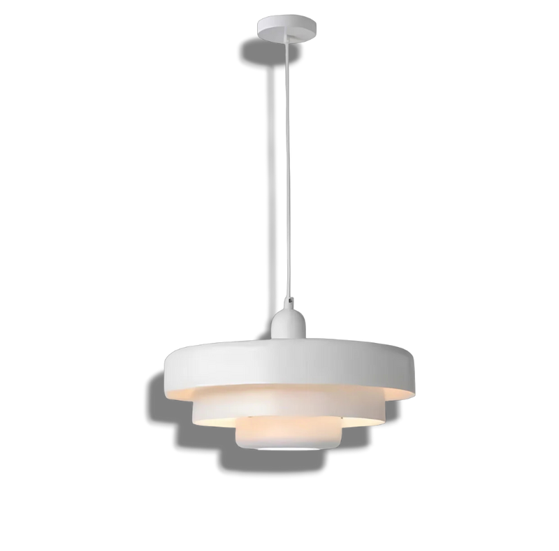 Opurra - Nordic Glass Loft Pendant Light White Minimalist
