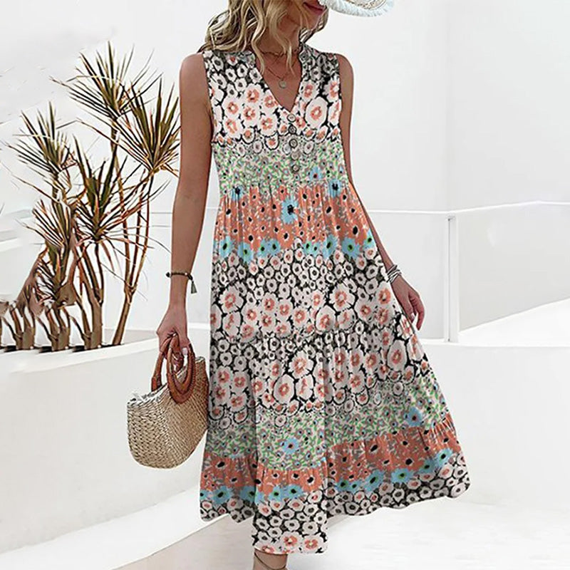 Anita - Elegant Floral Dress for Effortless Summer Charm