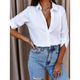 Bernice - Elegant Women's Blouse with Long Sleeves and Chic Design