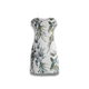 Venetia - Comfortable Round-Neck Dress with Tropical Floral Print
