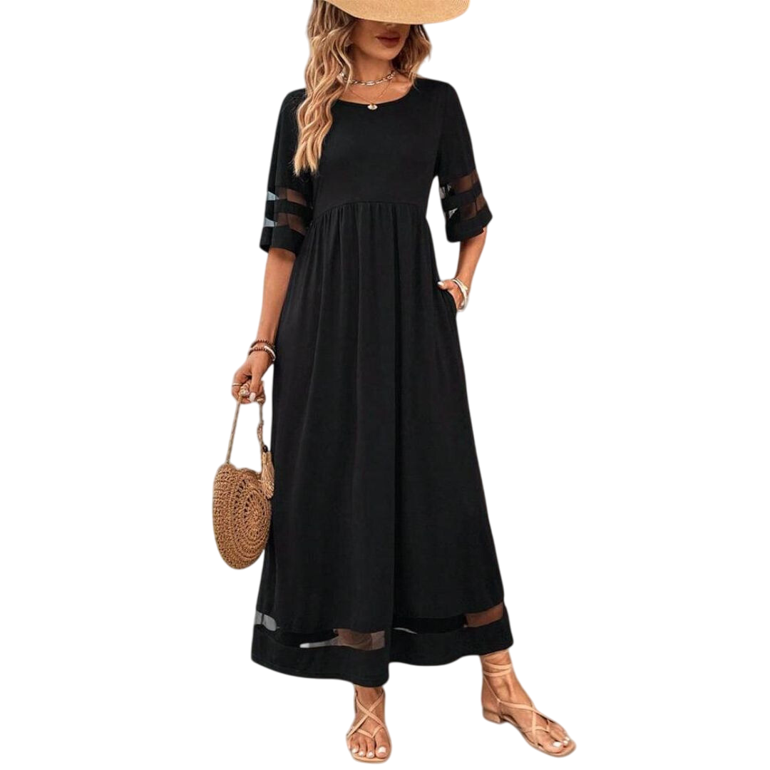 Velvet - Flattering Elegance Dress with Tummy Coverage for Effortless Confidence